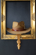 Load image into Gallery viewer, Wrought Iron Queen in Tan (Shaped & Distressed)