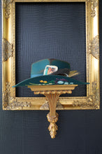 Load image into Gallery viewer, Whimsy in Peacock (Shaped & Distressed)