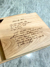 Load image into Gallery viewer, Heirloom Recipe Cutting Board