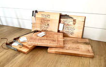 Load image into Gallery viewer, Heirloom Recipe Cutting Board