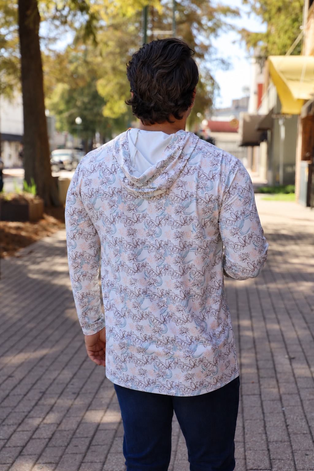 Ivory Floral Gator