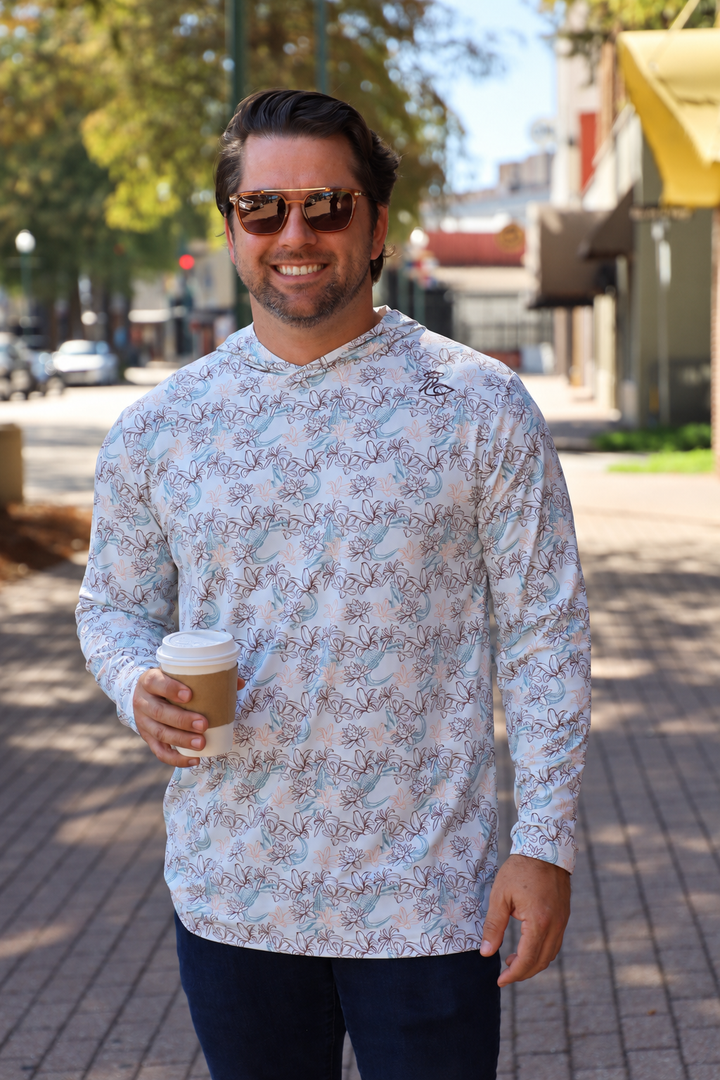 Ivory Floral Gator