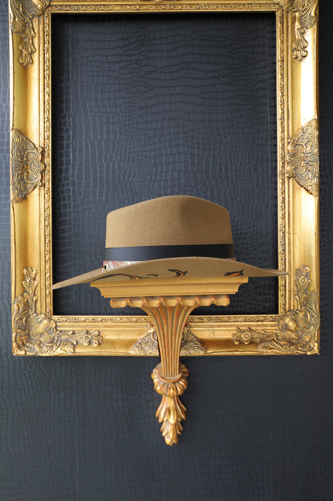 Wrought Iron Queen in Tan (Shaped)