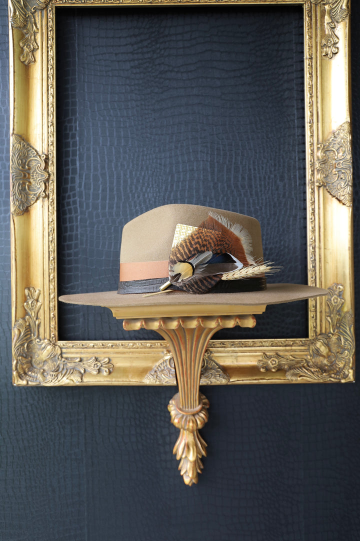 Wrought Iron Queen in Tan (Flat)