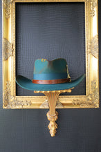 Load image into Gallery viewer, Whimsy in Peacock (Shaped &amp; Distressed)
