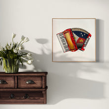 Load image into Gallery viewer, Accordion on Canvas 16x20
