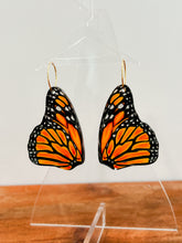 Load image into Gallery viewer, Monarch Butterflies Studs &amp; Dangles
