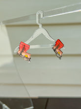 Load image into Gallery viewer, Ragin Red Louisiana Dangles and Studs
