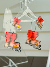 Load image into Gallery viewer, Ragin Red Louisiana Dangles and Studs
