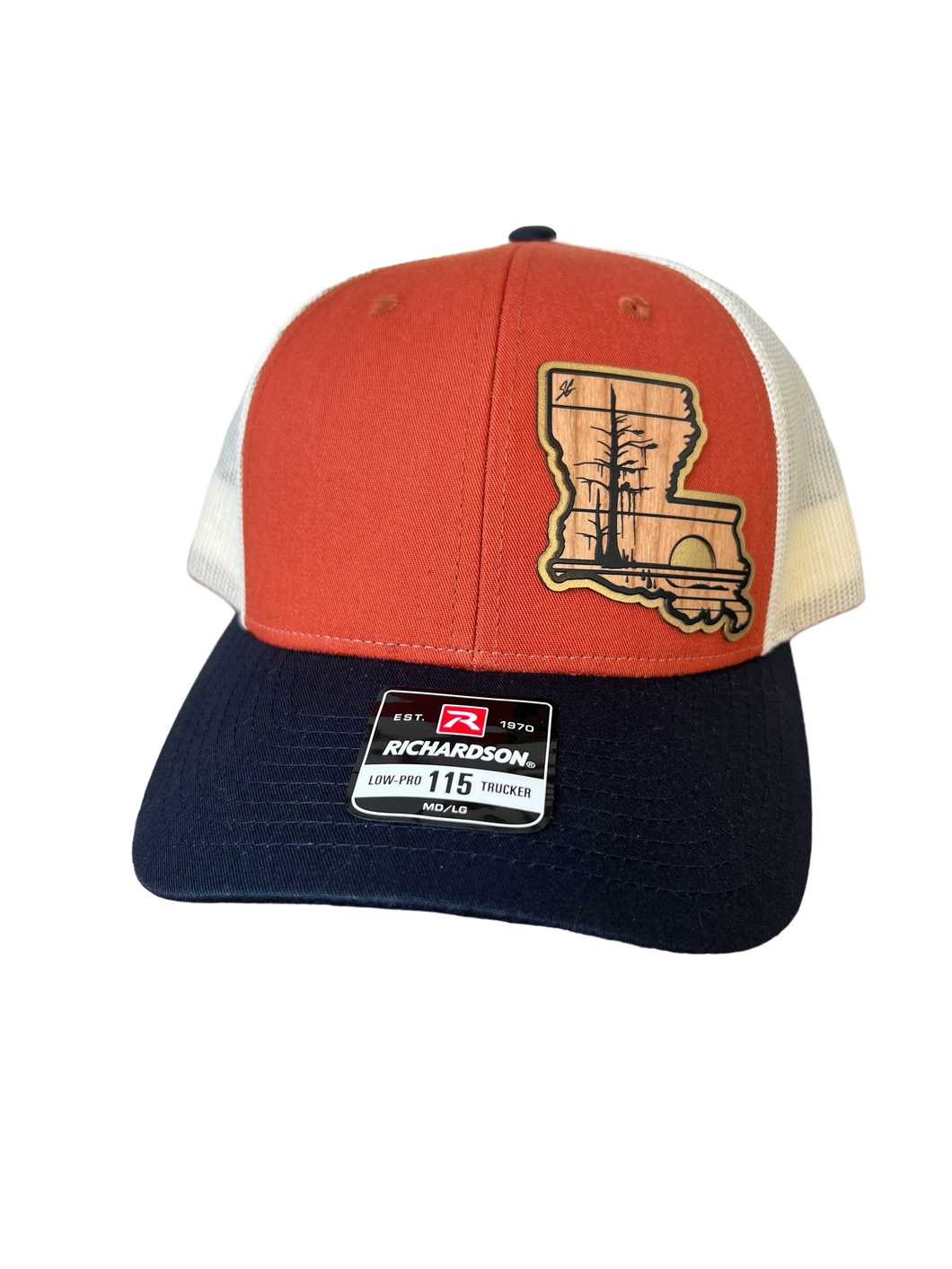 Louisiana Wooden Veneer Cap