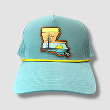 Load image into Gallery viewer, Sunset Retro Cap Yellow Rope
