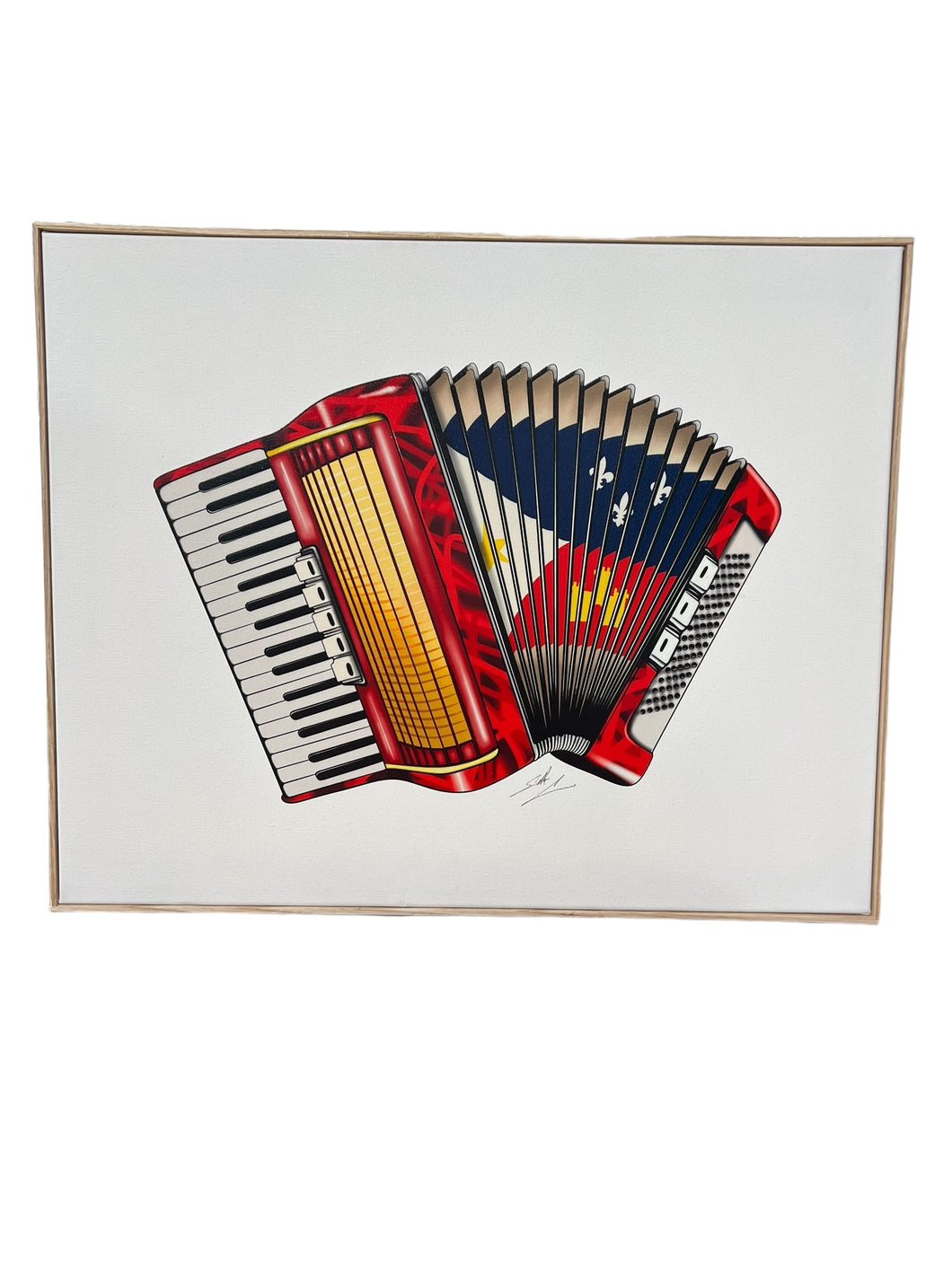 Accordion on Canvas 16x20