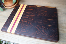 Load image into Gallery viewer, Bolivian Rose Wood End Grain Cutting Board
