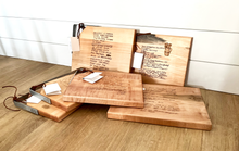 Load image into Gallery viewer, Heirloom Recipe Cutting Board
